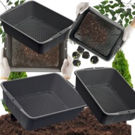 SITO SITKO OGRODOWE REGULOWANE DO PRZESIEWANIA ZIEMI KOMPOSTU KAMIENI RĘCZN