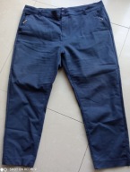 MOYORODI eleganckie spodnie 50 granatowe 104-100cm