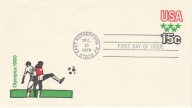 Olimpiady 1980 - koperta pamiątkowa z kasownikiem FDC USA