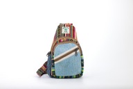 Mały plecak na jedno ramię Himalayan z naturalnego włókna konopnego WM03