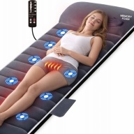 MATA DO MASAŻU Z FUNKCJĄ WIBRACJI PODGRZEWANIA 6 PODUSZEK TERAPEUTYCZNYCH