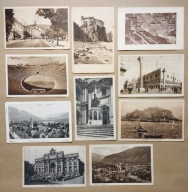 ITALIA przedwojenna – 10 oryginalnych kart (Rzym, Wenecja, Tyrol, Sycylia)