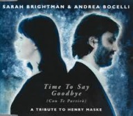 SARAH BRIGHTMAN & ANDREA BOCELLI Time to say goodbye CDs 1996 4 tracks
