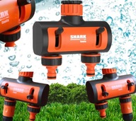 ROZDZIELACZ OGRODOWY DO WODY NA KRAN DO WĘŻA OGRODOWEGO Z ZAWORAMI