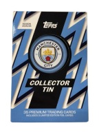 Karty piłkarskie Topps Manchester City Collector Tin 25/26 - puszka 35 kart