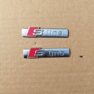 LOGO EMBLEMAT AUDI S LINE NA BLOTNIKI KOMPLET