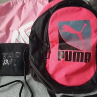 Plecak PUMA torebka RESERVED worek 4F zestaw 3 sztuki bdb