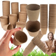 Doniczki Torfowe P6 Biodegradowalne do Rozsad 6 cm – 60 sztuk