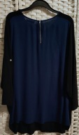 One More - FAJNA DWUKOLOROWA, ZWIEWNA TUNIKA ok 56/58