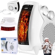 MOCNY TERMOWENTYLATOR ELEKTRYCZNY 2000W PIECYK FARELKA GRZEJNIK TERMOSTAT