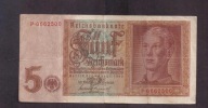 Niemcy - banknot - 5 Marek 1942 rok