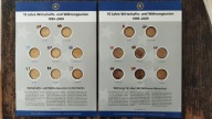 Zestaw monet 10 lat waluty euro 1999-2009