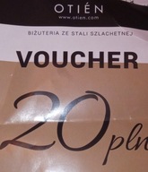Voucher 20 PLN do OTIEN biżuteria ze stali szlachetnej+GRATIS
