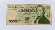 5000 ZŁOTYCH 1982 seria C 088...