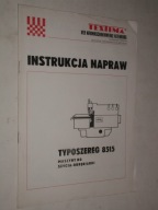 TEXTIMA... Obrebiarka Typoszeregu 8515 Instrukcja