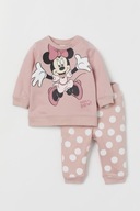 H&M KOMPLET DRES 2 PAK MYSZKA MINNIE 80