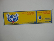 ZAJAZD BURCZYBAS DZIERŻĄŻNO GDAŃSK TOURIST naklejka