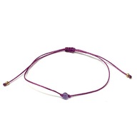 Bransoletka nitka kamienie naturalne Ametyst