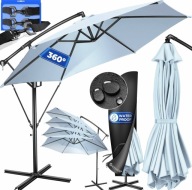 Parasol przeciwsłoneczny niebieski KESSER 300 x 240 cm m188