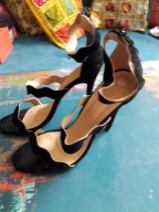 Eleganckie wysokie zapinane na pięcie - roz. 38