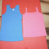 Bluzeczki na ramiączka t. 128-134 Dajana