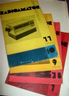 RADIOAMATOR I KRÓTKOFALOWIEC 5 NUMERÓW (1, 7-8, 9, 10, 11) 1975 ROK