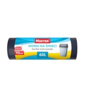 Worki na śmieci bardzo wytrzymałe Master 60l 10 szt.