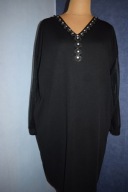 * WAWA * PIĘKNA SUKIENKA Z KIESZENIAMI OZDOBNE CYRKONIE PRAWIE NOWA_48