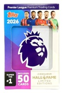 Karty piłkarskie Topps Premier League 2026 Tin puszka 53 Kart