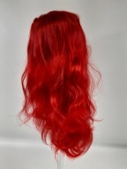 Peruka syntetyczna długie czerwone włosy