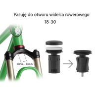 Uchwyt Antykradzieżowy Rowerowy na AirTag GPS