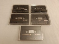 MC / Kaseta magnetofonowa BASF Ferro Maxima I 90 / 5 sztuk