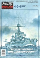 Mały Modelarz 4-5-6/2024 BRYTYJSKI PANCERNIK HMS "DREADNOUGHT"
