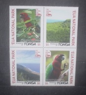 seria Mi 2146 - 2149 ** TONGA PAPUGI PARK
