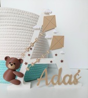Literka Litera 3D z imieniem - personalizowana SUPER PREZENT BABY SHOWER