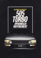 Plakat A3 - Peugeot 505 Turbo
