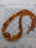 Stare bursztyny naszyjnik