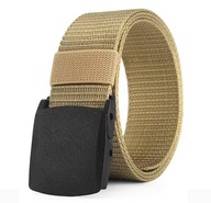 Nylonowy pasek do spodni 120cm z klamrą zaciskową