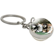 Brelok do kluczy/ka - Siberian Husky - ozdoba zawieszka plecak, portfel