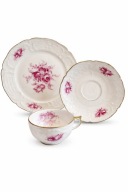 Rosenthal Sanssouci purpurowy zestaw do herbaty antyk