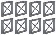 LEGO 8x Kratownica 1x6x5 Ciemny Szary (Bluish) 64448