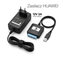 ADAPTER KABEL USB 3.0 - SATA DYSK HDD SSD 2,5'' 3,5'' + ZASILACZ HUAWEI !!