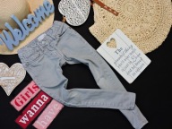 Alive - szare spodnie jeans r 110