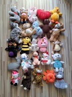 Zestaw maskotek 25szt Średnie 10-20cm Z647