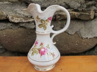 DUŻY porcelanowy Dzbanek_ Amfora z różą_CHODZIEŻ PRL
