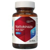 Hepatica Nattokinaza NSK-SD Enzym Wspiera Układ Krążenia 100 mg 60 kaps