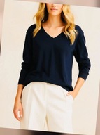 Granatowy cienki sweterek roz.XL