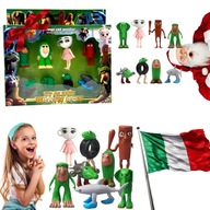 FIGURKI ITALIAN BRAINROT ZESTAW FIGUREK BRAINROT 8 SZTUK BRELOKI DLA DZIECI