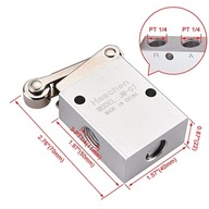 Heschen Pneumatyczna Dźwignia JM-07 3-drożny PT1/4