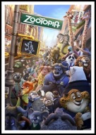 A2 PLAKAT OBRAZ, PLAKAT FILM ANIMOWANY BAJKA ZWIERZOGRÓD ZOOTOPIA (2016)